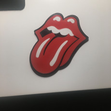 Picture of print of Rolling Stones Logo Coaster This print has been uploaded by Simon Rodriguez Bugueiro