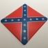 Confederate Flag Coaster image