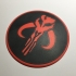 Star Wars Mandalorian Emblem Coaster / Plaque image