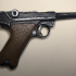 German luger pistol print image