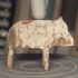 Wooden pig toy image