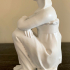 Statue of a priestess of isis print image