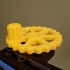 Z-axis Adjustment Knob Mod for CR-10 and other printers with Z-thread print image