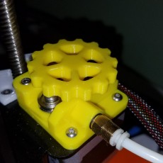 Picture of print of Manual Filament Feeder Extruder Gear Knob Mod for CR-10 and other Bowden 3D Printers Dieser Druck wurde hochgeladen von Brian Barrett