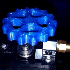Picture of print of Manual Filament Feeder Extruder Gear Knob Mod for CR-10 and other Bowden 3D Printers Dieser Druck wurde hochgeladen von Keith Blodgett