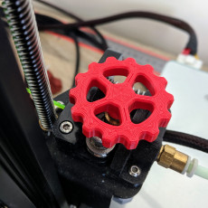 Picture of print of Manual Filament Feeder Extruder Gear Knob Mod for CR-10 and other Bowden 3D Printers Questa stampa è stata caricata da Nicholas Glennon