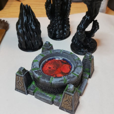 Picture of print of Delving Decor: Scrying Pool (28mm/Heroic scale)