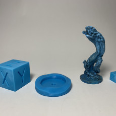 Picture of print of Delving Decor: Water Serpent (28mm/Heroic scale)