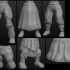Sculptris OBJ Bits: Fantasy Pants and Skirts image