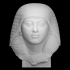 Upper part of a statues of a Queen or Noble (?) image