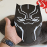Black Panther Mask Coaster print image