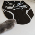 Black Panther Mask Coaster print image