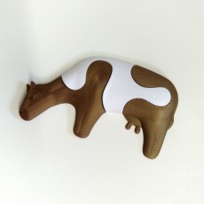 Picture of print of Kid's Jigsaw // Cow This print has been uploaded by MixedGears