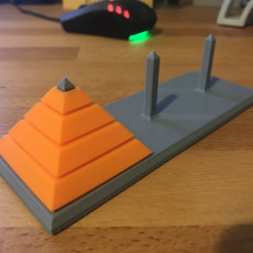 Picture of print of Build the Pyramids // Towers of Hanoi Puzzle