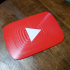 YouTube Play Button Pegboard Logo print image