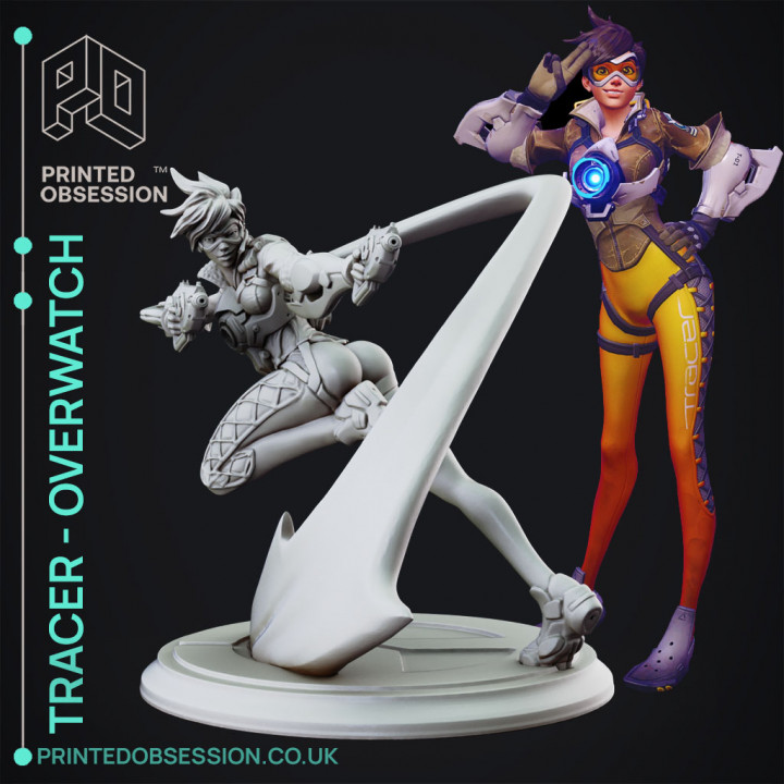 下载 Overwatch - Tracer Full Figure 通过 Printed Obsession