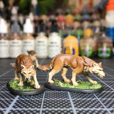 Picture of print of Wolf Pack - 3 models - PRESUPPORTED - 32mm scale