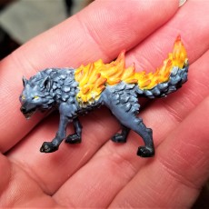 Picture of print of Fire Wolf - Monstrous Creature - DnD - 32mm scale This print has been uploaded by Courtney Leigh