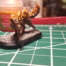 Picture of print of Fire Wolf - Monstrous Creature - DnD - 32mm scale This print has been uploaded by Alex Medeiros