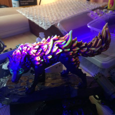 Picture of print of Fire Wolf - Monstrous Creature - DnD - 32mm scale This print has been uploaded by Urza cz