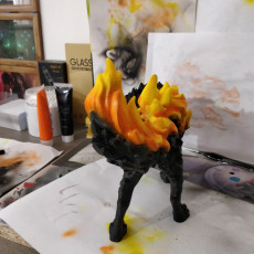 Picture of print of Fire Wolf - Monstrous Creature - DnD - 32mm scale This print has been uploaded by Jai