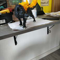 Picture of print of Fire Wolf - Monstrous Creature - DnD - 32mm scale Cet objet imprimé a été téléchargé par Jai