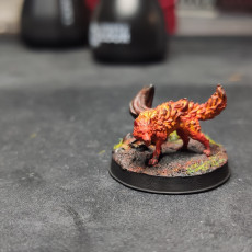 Picture of print of Fire Wolf - Monstrous Creature - DnD - 32mm scale This print has been uploaded by Stephen Nielsen