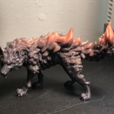 Picture of print of Fire Wolf - Monstrous Creature - DnD - 32mm scale Cet objet imprimé a été téléchargé par Alan