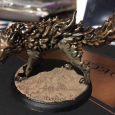Picture of print of Fire Wolf - Monstrous Creature - DnD - 32mm scale This print has been uploaded by Olaf Skwara