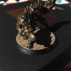 Picture of print of Fire Wolf - Monstrous Creature - DnD - 32mm scale This print has been uploaded by Olaf Skwara