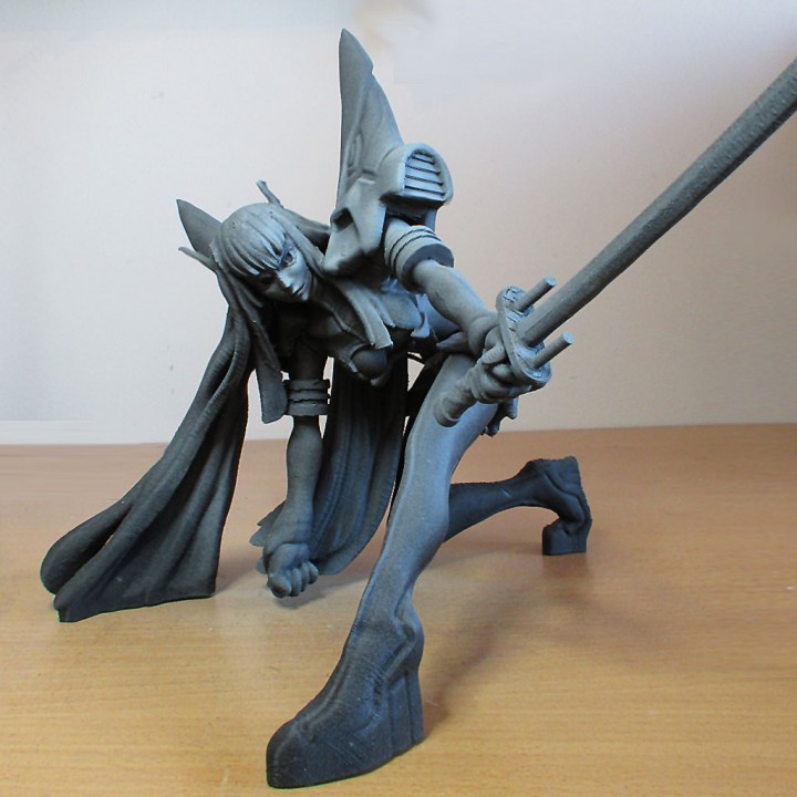 3D Printable Satsuki Kiryūin - Kill La Kill - 30cm Scale by 
