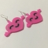 Japanese Kawaii Heart Emoji Earrings image