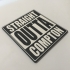 Straight Outta Compton Logo Coaster image