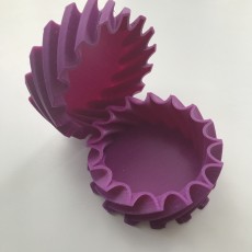 Picture of print of Cog Twist Box - No Hole Version
