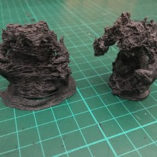 Picture of print of Fire Elemental - DND Miniature - PRESUPPORTED - 32mm Scale This print has been uploaded by Aaron Clark