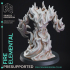 Fire Elemental - DND Miniature - PRESUPPORTED - 32mm Scale image