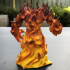 Fire Elemental - DND Miniature - PRESUPPORTED - 32mm Scale print image
