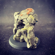 Picture of print of Earth Elemental - DND Miniature - 32mm Scale - PRESUPPORTED This print has been uploaded by Bas van Dijk