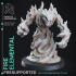 4 Elemental Pack - PRESUPPORTED - 32mm scale - D&D image
