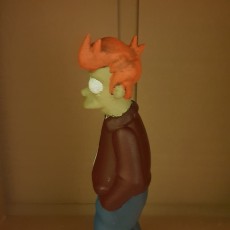 Picture of print of Philip J. Fry from "Futurama"