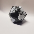 Icosahedron Earth // Folding Polyhedra print image