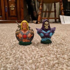 Picture of print of He-Man Bust from "Masters of the Universe" (Support Free Model)