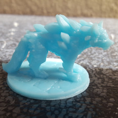 Picture of print of Ice Wolf - Monstrous Creature - 32mm Scale This print has been uploaded by Jonathan Braucher