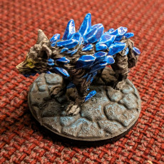 Picture of print of Ice Wolf - Monstrous Creature - 32mm Scale