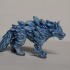 Ice Wolf - Monstrous Creature - 32mm Scale print image