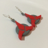 Star Trek Klingon Trefoil Earrings image