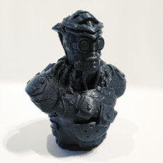 Picture of print of Bloodhound-Bust from "Apex Legends" (Support Free Model)