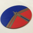 Captain Marvel Emblem Coaster image