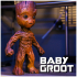 "Baby Groot" from "Guardians of the Galaxy" (Support free figure) image