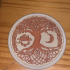 Celtic tree of Life drink-coaster (version 2) print image